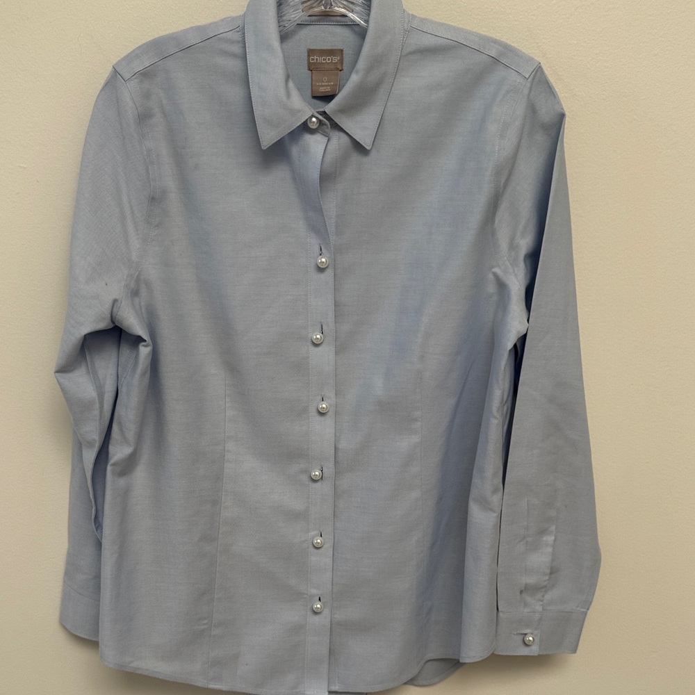 Chico's Light Blue  Shirt